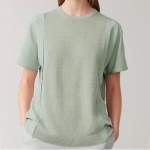 COS Linen-Silk Knitted Top Mint Green Small